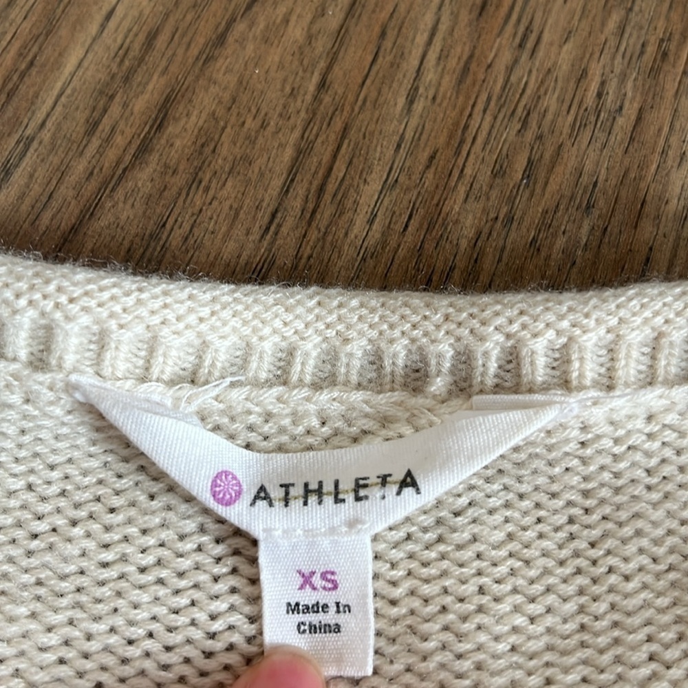 ATHLETA | wool sweater, size XS - Picture 3 of 5